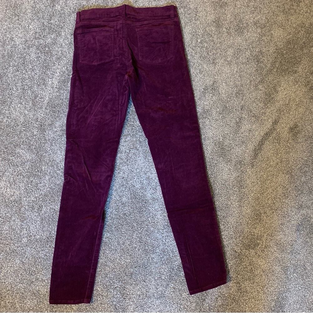 J Crew skinny velvet-style stretch pant - Picture 6 of 6